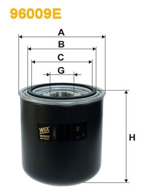 WIX FILTERS Ilmakuivain, paineilmalaite 96009E